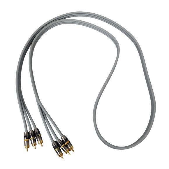 Monster Video 3 Component Video Cable 6ft Ultra High Performance M1000CV Gray - Picture 2 of 2